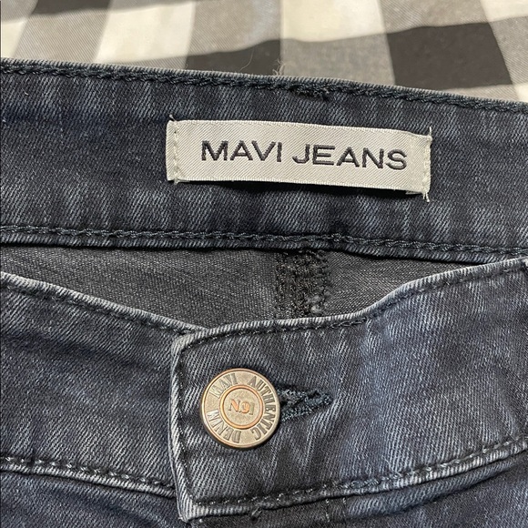 Mavi Straight Leg Jeans Men's Size 34 x 34 Long Tall Stretch Dark Deep Blue - Picture 5 of 12